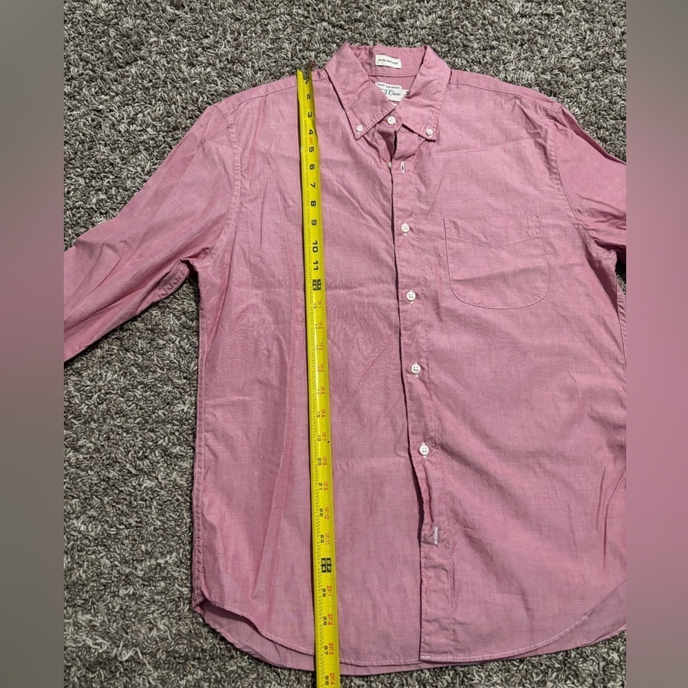 RED J. Crew Classic Button-Down Shirt - Picture 4 of 9